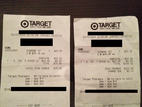 Target Will Not Price-Match Other Targets