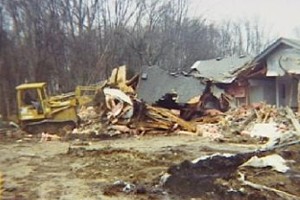 Man Bulldozes Home After Foreclosure