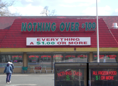 This Discount Store Enjoys Messing With Its Customers' Minds