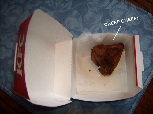 KFC's Grilled Chicken Giveaway Used Very Small Chickens