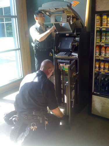 Loomis Rent-A-Cops Have Shopper Cuffed, Hauled Away Over ATM Photo