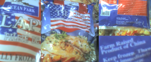 Winco Frozen Fish: The Big U.S. Flag Tells You It's Made In China!