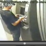 Video: Guy Installing Skimmer On ATM