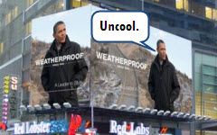 Sorry, It's Not Cool To Use The President To Sell Coats