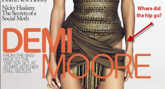Somewhere, Out There, A Piece Of Demi Moore's Hip Is Looking For Its Home