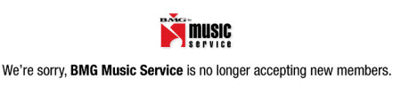 Return To Sender: BMG Music Has Been Discontinued