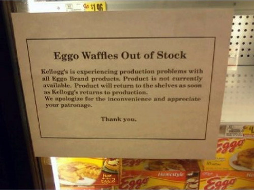 Hey, Where Did All The Eggo Waffles Go?