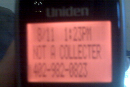 Ring Ring Hello, I'm Not A Debt Collector!