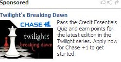 Chase Marketing Credit Cards To The "Twilight" Demographic… And Creeping Them Out