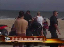 Something New To Worry About: Getting Impaled By Rogue Beach Umbrella