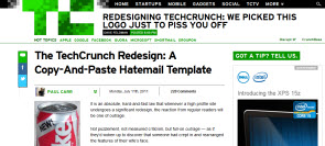 TechCrunch Provides Complaint Letter Template For Their Own Redesign