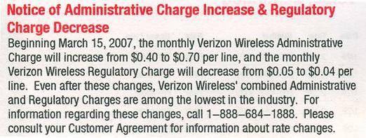 Cancel Verizon Without Penalty Over Admin Fee Increase
