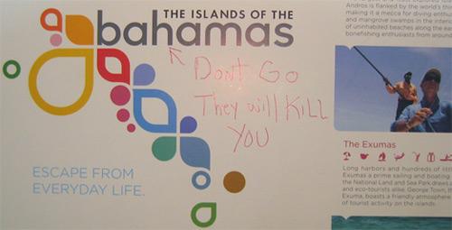 Travel Alert: Bahamas Kill!