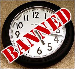 Bank Bans Clocks to Confuse Customers
