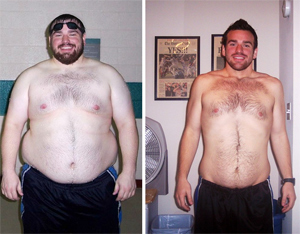 Man Runs Away From Being Fat, Loses 120 Lbs