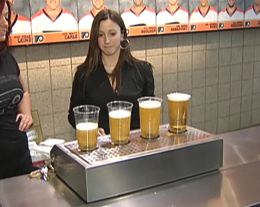 The "World's Fastest Beer Machine" Fills Cups From The Bottom Up