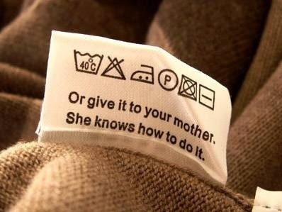 Clothing Care Labels For Dummies