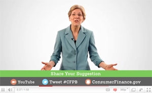 Send Your Ideas To The Consumer Financial Protection
Bureau's New Website