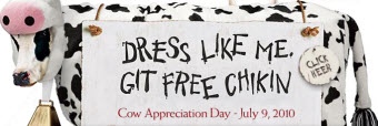 Dress Like A Cow, Get Free Chick-fil-A Today