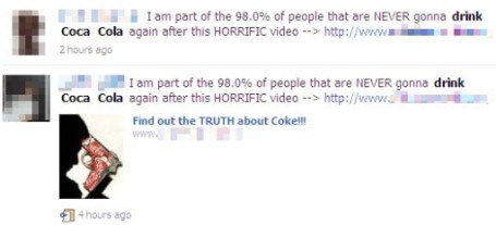 Beware Of Coca Cola Facebook Scam