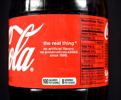 New Coke Labels Show How Many Empty Calories You're Drinking