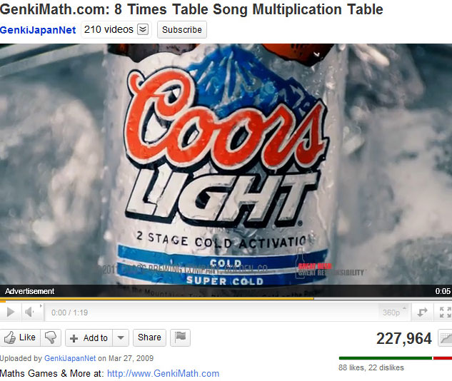 Why Is Coors Light Advertising During This Children's Song?