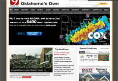 Local News Site Might Want To Reconsider Ad Positioning With Severe Weather Imagery
