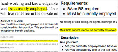 Don't Bother Applying For A Job Unless You Have One, Some Listings Say