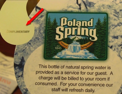 This Complimentary Bottle Of Water From Best Western Costs $3. Huh?