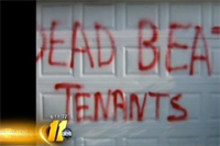 Won't Pay Up Rent? I'll Spraypaint "Deadbeat" On Your
Garage