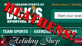 American Family Association Calls For Boycott On Dick's Sporting Goods For Not Using The Word "Christmas"