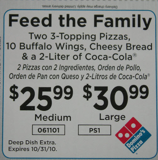 Domino's Has A Deal For You, As Long As You Speak
English