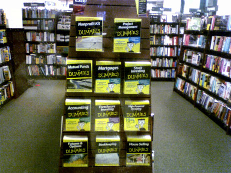 Money For Dummies Book Display Reveals State Of The Union