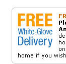 Amazon.com "White Glove Delivery" Will Open Box, Place Gently On Table