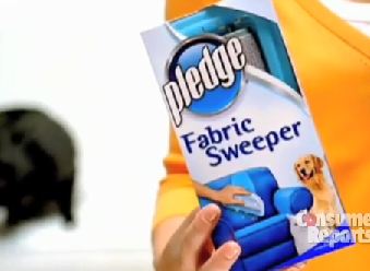 Consumer Reports Puts Pledge Fabric Sweeper To The Test