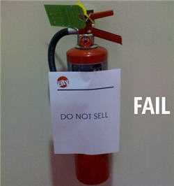 Circuit City Doesn't Sell Fire Extinguishers