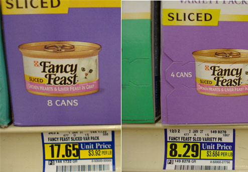 Fancy Feast Pricing Scheme Rewards Those Who Pay Attention