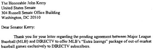 FCC Investigating Proposed DirecTV "Extra Innings" Monopoly