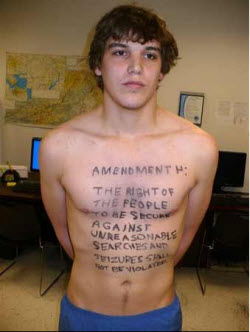 Judge Dismisses Lawsuit Against TSA From Man Who Wrote 4th Amendment On Chest