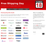 Free Shipping Day Is December 18th
