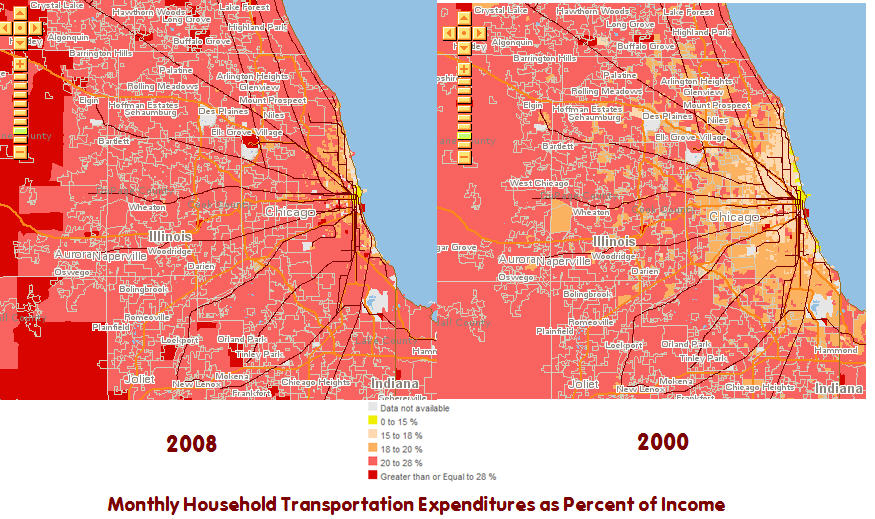 See How Soaring Gas Prices Have Impacted Your Community With This Transportation Cost Heat Map