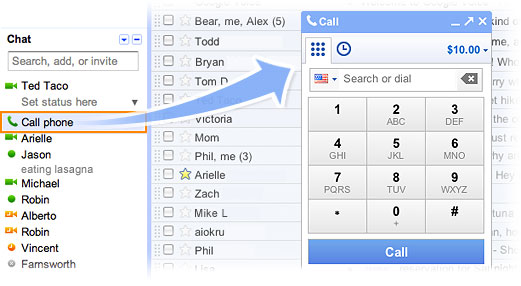 Transfer Calls To Your Gmail Chat To Save Minutes
