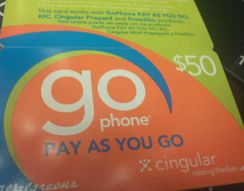 If You Need A Cingular Wireless Prepaid Card, Check Out ThisWalgreens