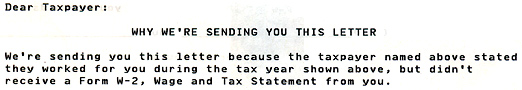 What The IRS Sends Employers Who Forget To Send W-2s