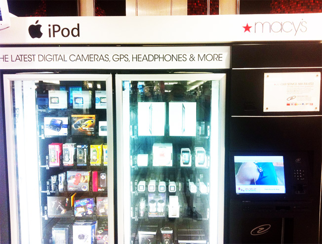 The iPad Vending Machine At Macy's