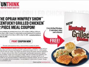 Get $3.99 In Oprah Free KFC Coupon Debacle Lawsuit
