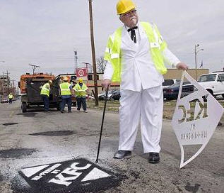 KFC Wants To Fix Chicago's Pothole Problem