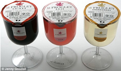 Like Juice Boxes For Winos: Single-Serve Wine Glasses