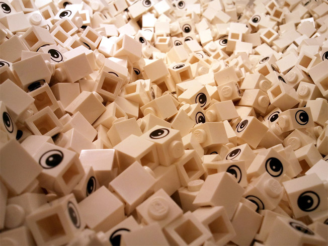 Caption This Pile Of Lego Eyes