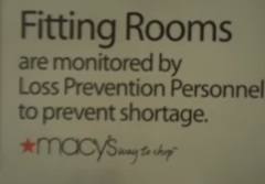 Macy's Admits It's Totally Peeping On You In The Fitting
Room
